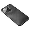 iPhone 13 Pro Max Armored szénszál mintájú TPU tok kék-5904161114376 8 kép