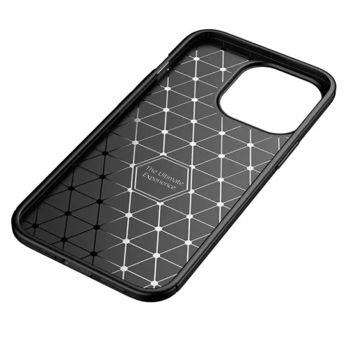 iPhone 13 Pro Max Armored szénszál mintájú TPU tok kék-5904161114376 9 kép