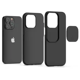 iPhone 13 Pro matt TPU tok kameralencse védővel világos rózsaszín- 2 kép