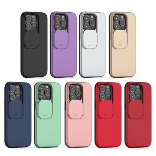 iPhone 13 Pro matt TPU tok kameralencse védővel piros Alphajack- 3 kép