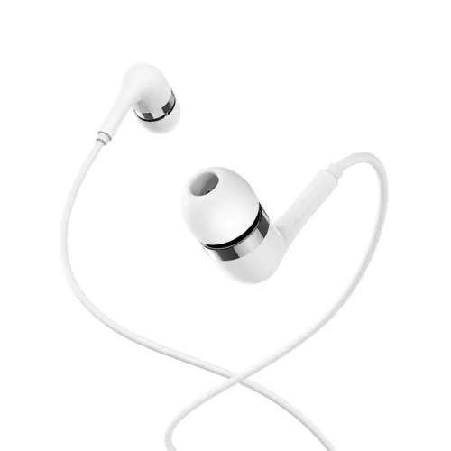 Borofone BM36 Vezetékes fülhallgató 3.5mm jack fehér-6931474716880 2 kép