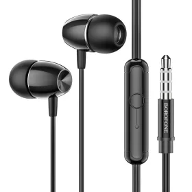   Borofone BM57 Platinum Vezetékes fülhallgató 3.5mm jack fekete