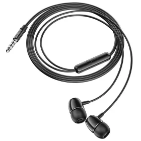 Borofone BM57 Platinum Vezetékes fülhallgató 3.5mm jack fekete-6931474739216 1 kép