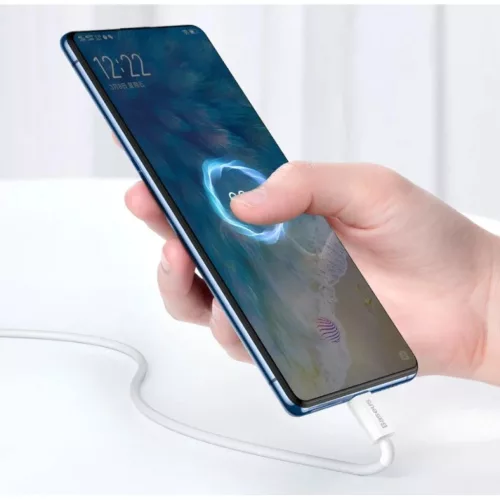 Baseus CAMYS-02 Superior Fast töltő kábel Micro USB 2A 1m fehér-6953156208490 2 kép