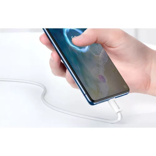 Baseus CAMYS-02 Superior Fast töltő kábel Micro USB 2A 1m fehér-6953156208490 10 kép