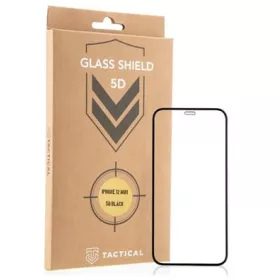   iPhone 12 mini Tactical Shield 5D AntiBlue kijelzővédő üvegfólia fekete