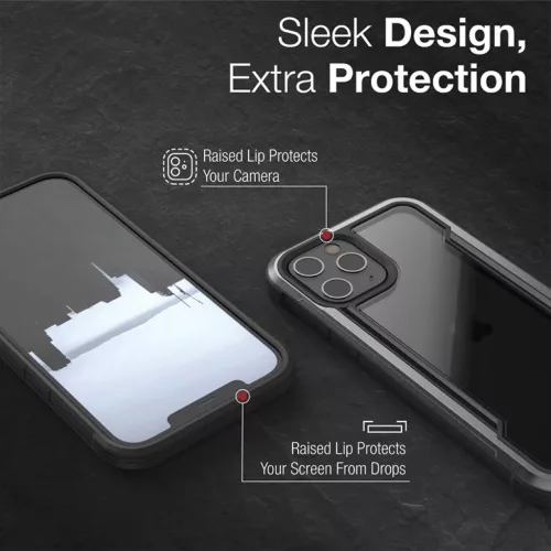 iPhone 13 Pro Max alumínium tok kék X-Doria Raptic Shield Pro-6950941472616 8 kép