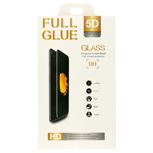 iPhone 11 Full Glue 5D Kijelzővédő Üvegfólia Fekete-5900217328452 4 kép