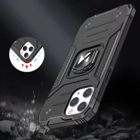 iPhone 13 Pro Max Wozinsky Ring Armor Case Kickstand telefontok ezüst-9111201944695 1 kép