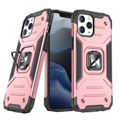 iPhone 13 Pro Max Wozinsky Ring Armor Case Kickstand telefontok rózsa-9111201944701 5 kép