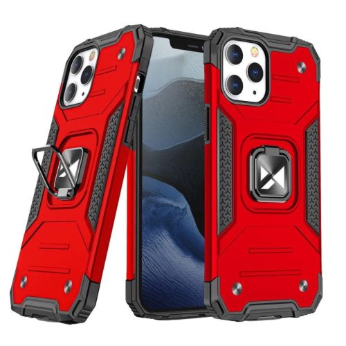 iPhone 13 Pro Max Wozinsky Ring Armor Case Kickstand telefontok piros-9111201944718 5 kép