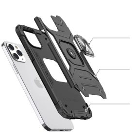 iPhone 13 Wozinsky Ring Armor Case Kickstand telefontok piros-9111201944763 1 kép