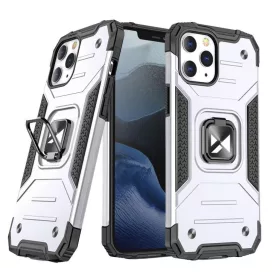   iPhone 13 Pro Wozinsky Ring Armor Case Kickstand telefontok ezüst