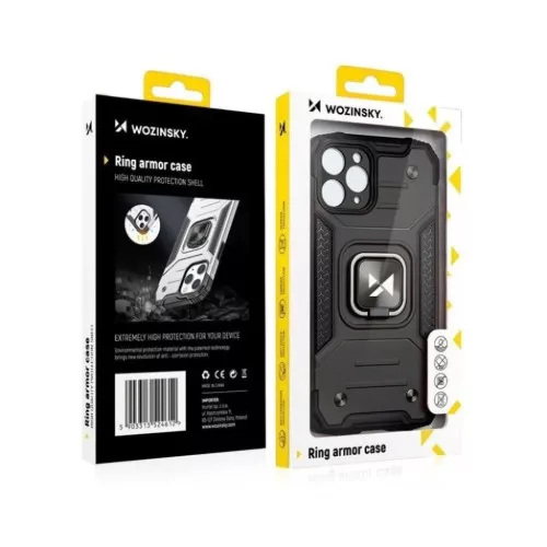 iPhone 13 Pro Wozinsky Ring Armor Case Kickstand telefontok ezüst-9111201944633 1 kép