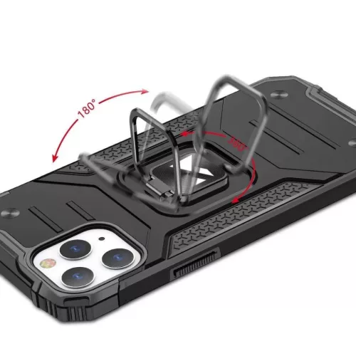 iPhone 13 Pro Wozinsky Ring Armor Case Kickstand telefontok ezüst-9111201944633 8 kép