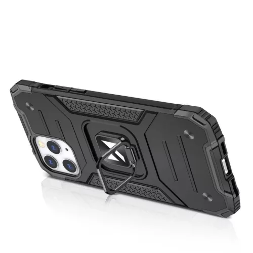 iPhone 13 Pro Wozinsky Ring Armor Case Kickstand telefontok fekete-9111201944688 4 kép