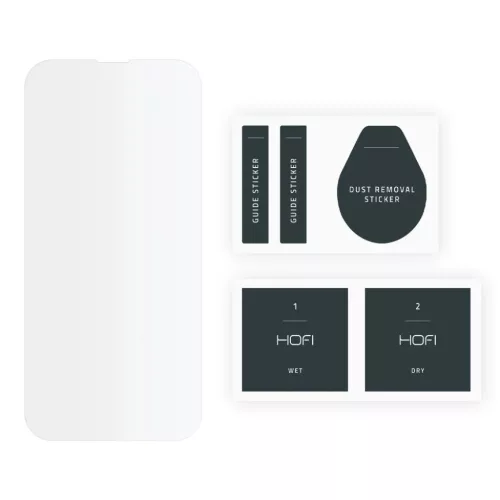 iPhone 16e/17e/ 13/ 13 Pro / 14 Hofi Glass Pro+ Hybrid temperált üve-6216990212949 1 kép