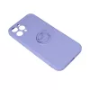 iPhone 13 Pro Szilikon tok hátlapi gyűrűvel lila-5900495939296 1 kép