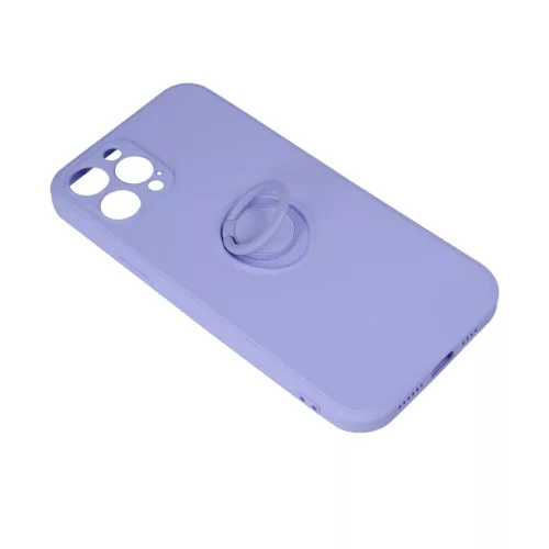 iPhone 13 Pro Szilikon tok hátlapi gyűrűvel lila-5900495939296 1 kép