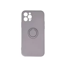 iPhone 13 Pro Szilikon tok hátlapi gyűrűvel világos szürke-5900495939333 2 kép