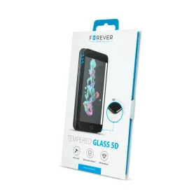   iPhone 13/ 13 Pro / 14 Forever 5D kijelzővédő üvegfólia fekete