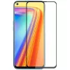 Realme 7I 5D Full Glue kijelzővédő üvegfólia fekete