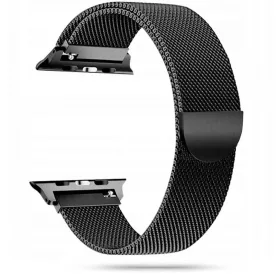   Apple Watch 4/5/6/7/8/9/10/11/SE/Ultra (42/44/45/49mm)) Tech-protect Milaneseband Óraszíj Fekete