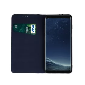 iPhone 13 Pro Max Smart Pro bőr fliptok sötétkék-5900495939845 2 kép