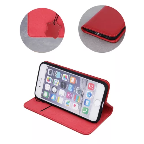 iPhone 13 Pro Max Smart Pro bőr fliptok vörös-5900495939944 3 kép