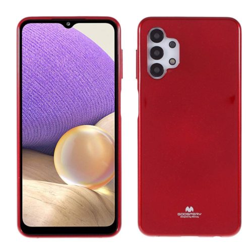 Samsung Galaxy A32 4G Mercury Jelly szilikon tok piros-8809803439435 9 kép