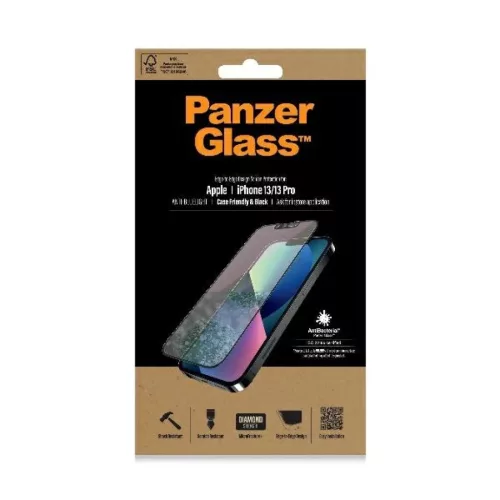 iPhone 13 Mini PanzerGlass E2E MicroFracture Antibakteriális és tük-5711724827532 2 kép
