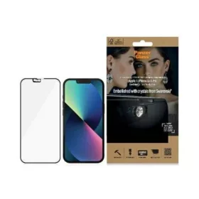   iPhone 13 / 13 Pro / 14 PanzerGlass E2E MicroFracture Antibakteriális CamSlider tokbarát üvegfólia fekete
