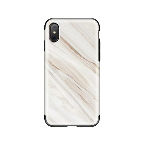 ROCK Origin Series iPhone X tok White Marble mintával-6950290607905 1 kép