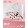 iPhone 13 Supcase IBLSN Cosmo Snap márvány mintás tok rózsaszín-843439114043 3 kép