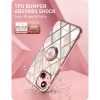 iPhone 13 Supcase IBLSN Cosmo Snap márvány mintás tok rózsaszín-843439114043 5 kép