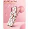 iPhone 13 Supcase IBLSN Cosmo Snap márvány mintás tok rózsaszín-843439114043 6 kép