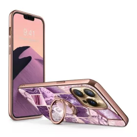   iPhone 13 Pro Supcase IBLSN Cosmo Snap márvány mintás tok lila
