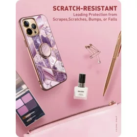 iPhone 13 Pro Supcase IBLSN Cosmo Snap márvány mintás tok lila-843439114289 1 kép