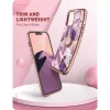 iPhone 13 Pro Supcase IBLSN Cosmo Snap márvány mintás tok lila-843439114289 4 kép