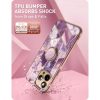 iPhone 13 Pro Supcase IBLSN Cosmo Snap márvány mintás tok lila-843439114289 6 kép