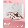 iPhone 13 Pro Max Supcase IBLSN Cosmo Snap márvány mintás tok rózs-843439114470 6 kép