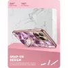 iPhone 13 Pro Max Supcase IBLSN Cosmo Snap márvány mintás tok lila-843439114487 4 kép