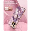 iPhone 13 Pro Max Supcase IBLSN Cosmo Snap márvány mintás tok lila-843439114487 5 kép