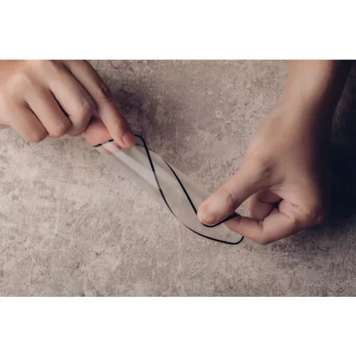 iPhone 13 Mini Moshi iVisor AG matt kijelzővédő fólia (fekete kere-4711064644586 8 kép