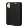 iPhone 13 mini Vennus Flexi Book Elegance fliptok fekete - Függőlegesen nyíló