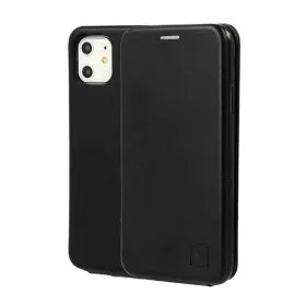   iPhone 13 mini Vennus Flexi Book Elegance fliptok fekete - Függőlegesen nyíló