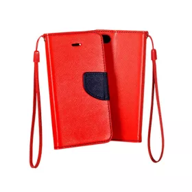 iPhone 13 mini Fancy fliptok piros/ sötétkék