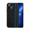 iPhone 13 Pro Max Tel Protect Carbon Tok Fekte / Kék Csík-5900217885344 1 kép