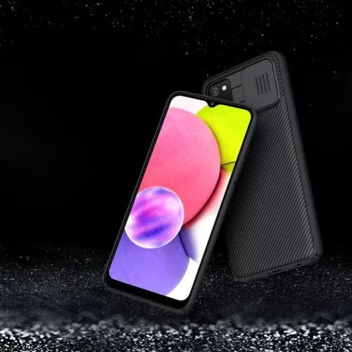 Samsung Galaxy A03S Nillkin CamShield tok fekete-6902048224155 3 kép