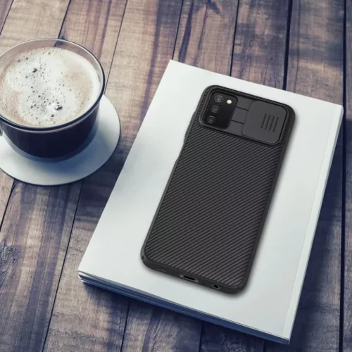 Samsung Galaxy A03S Nillkin CamShield tok fekete-6902048224155 7 kép
